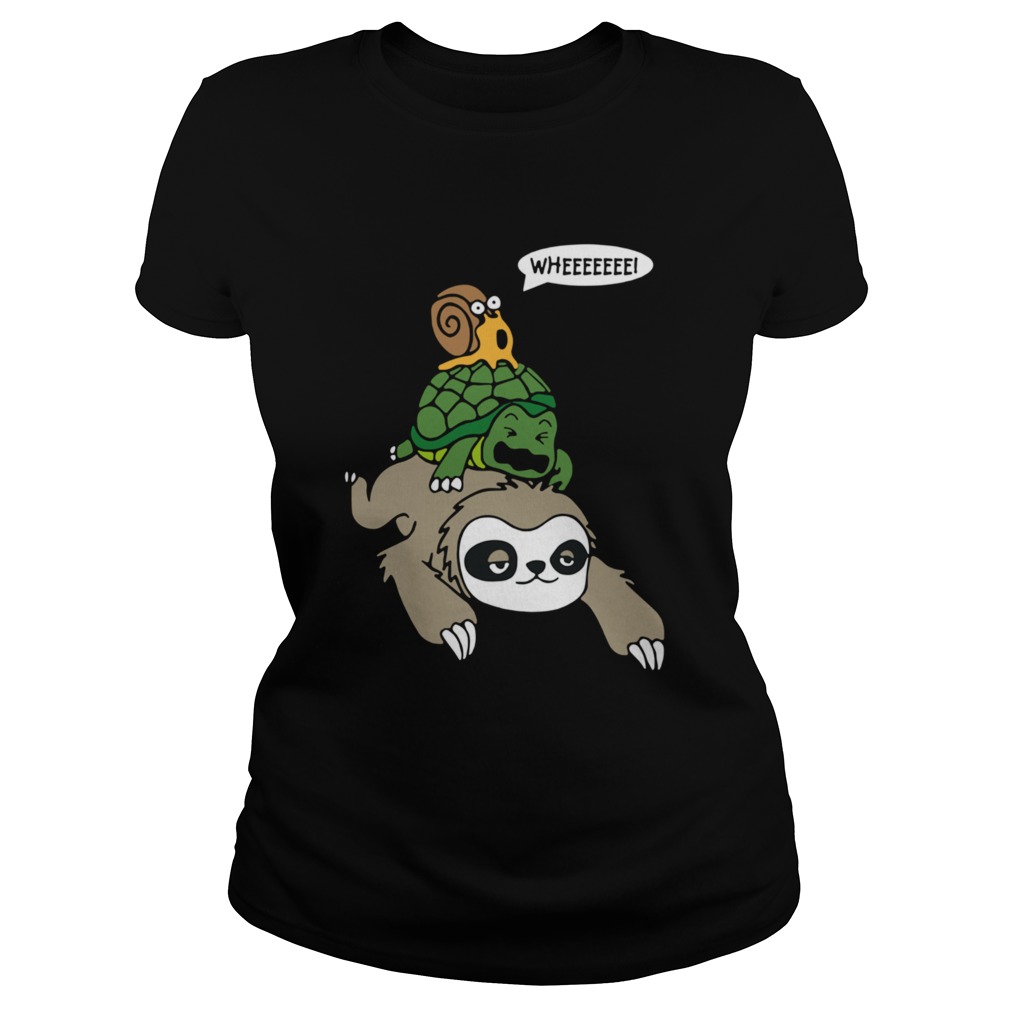 Sloth Turtle Snail Animal  Classic Ladies