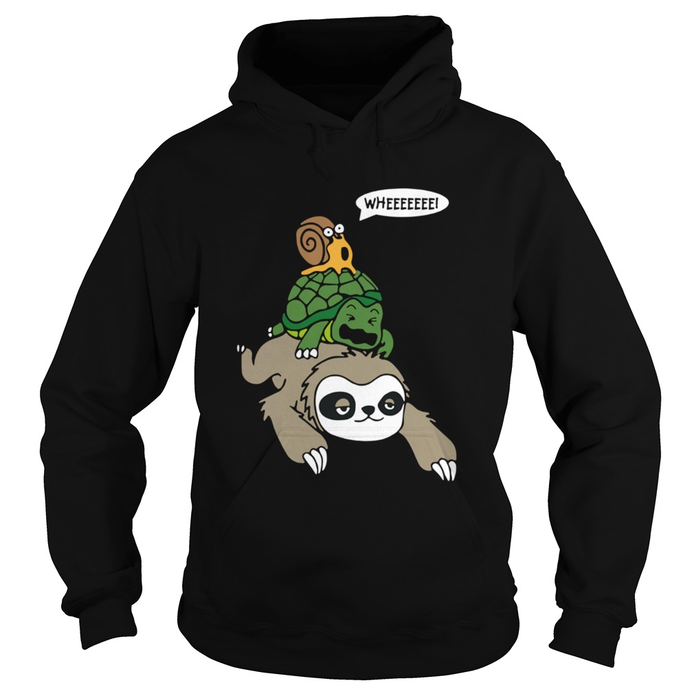 Sloth Turtle Snail Animal  Hoodie