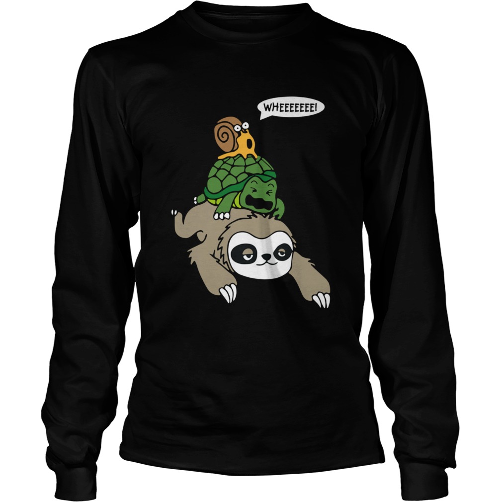 Sloth Turtle Snail Animal  Long Sleeve