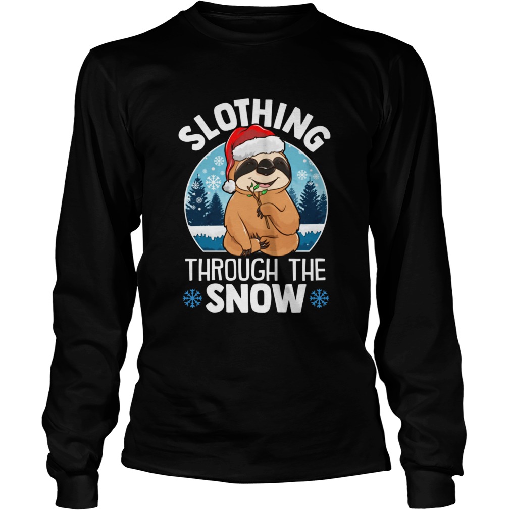 Slothing through the snow  Long Sleeve