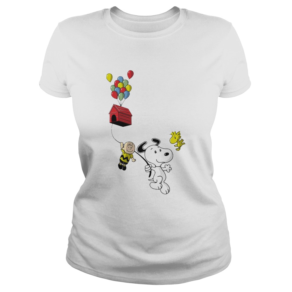 Snoopy And Charlie Brown Woodstock Balloon  Classic Ladies