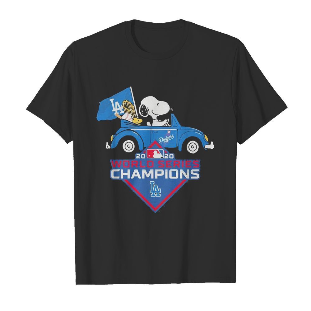 Snoopy And Woodstock Los Angeles Dodgers World Series Champions shirt