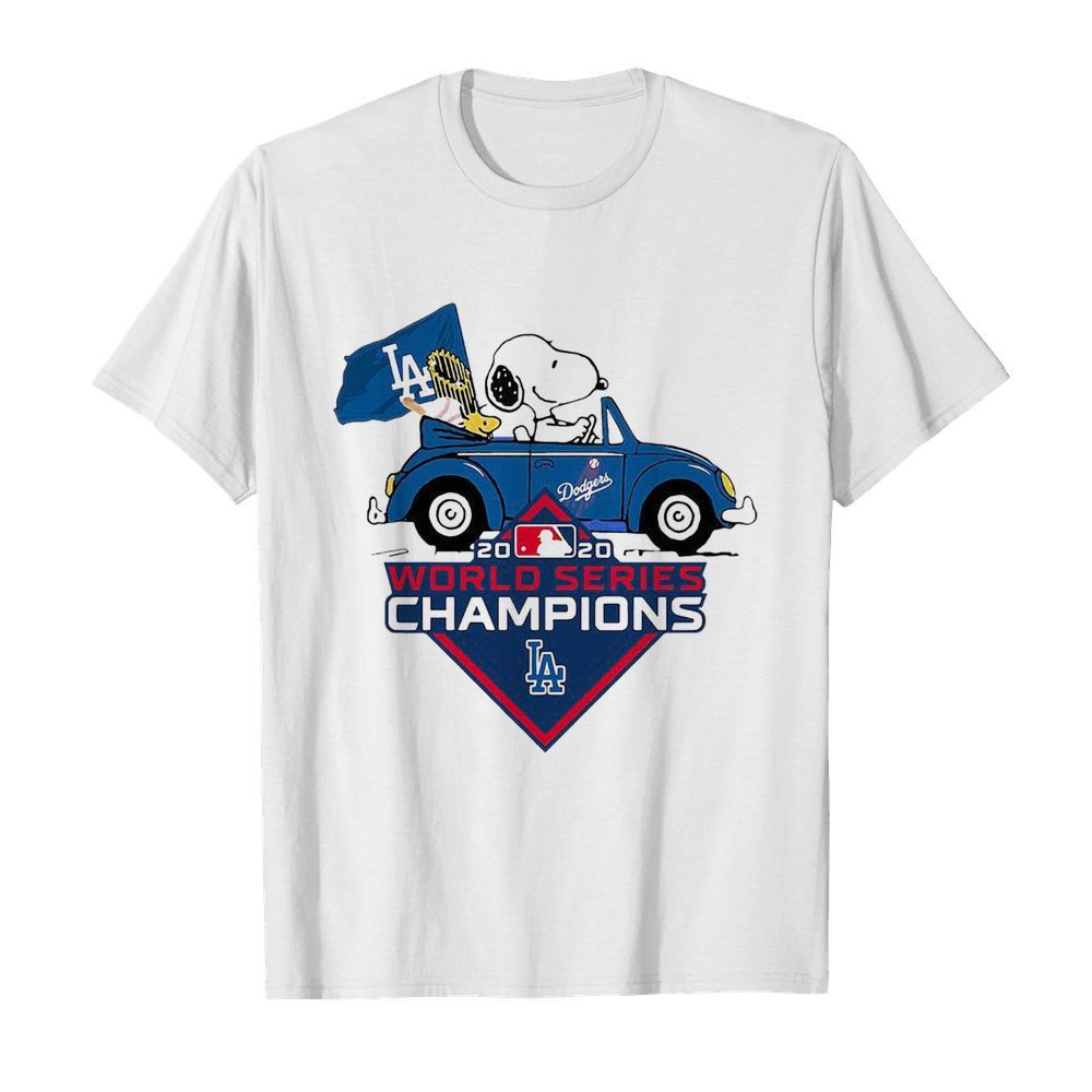 Snoopy And Woodstocks Los Angeles Dodgers 2020 World Series Champion shirt