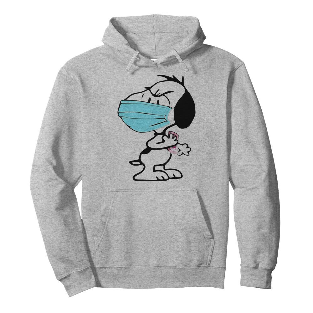 Snoopy Face Mask Quarantined 2020  Unisex Hoodie