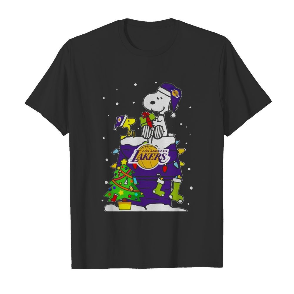 Snoopy Lakers Ugly Christmas shirt