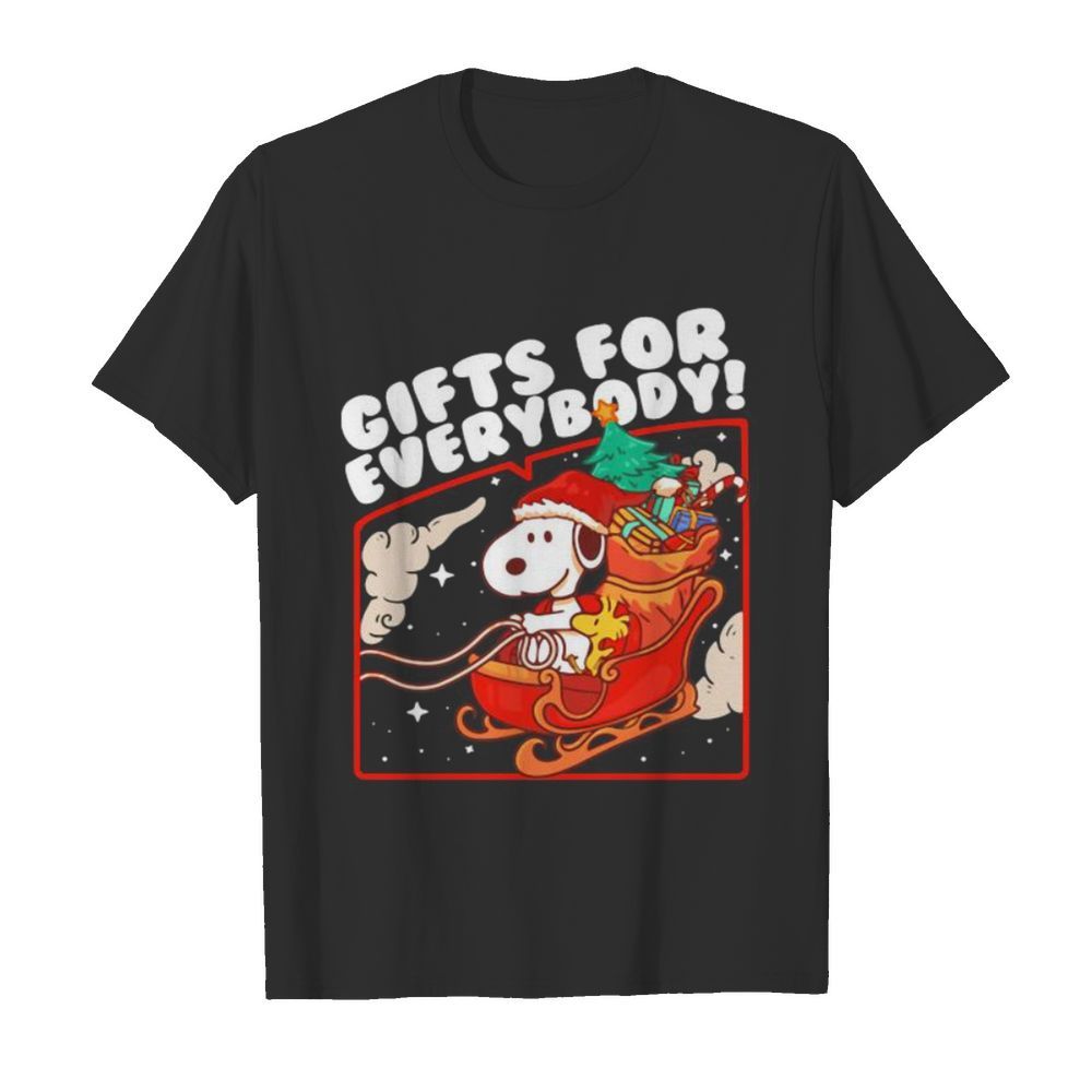 Snoopy gifts for everybody christmas shirt