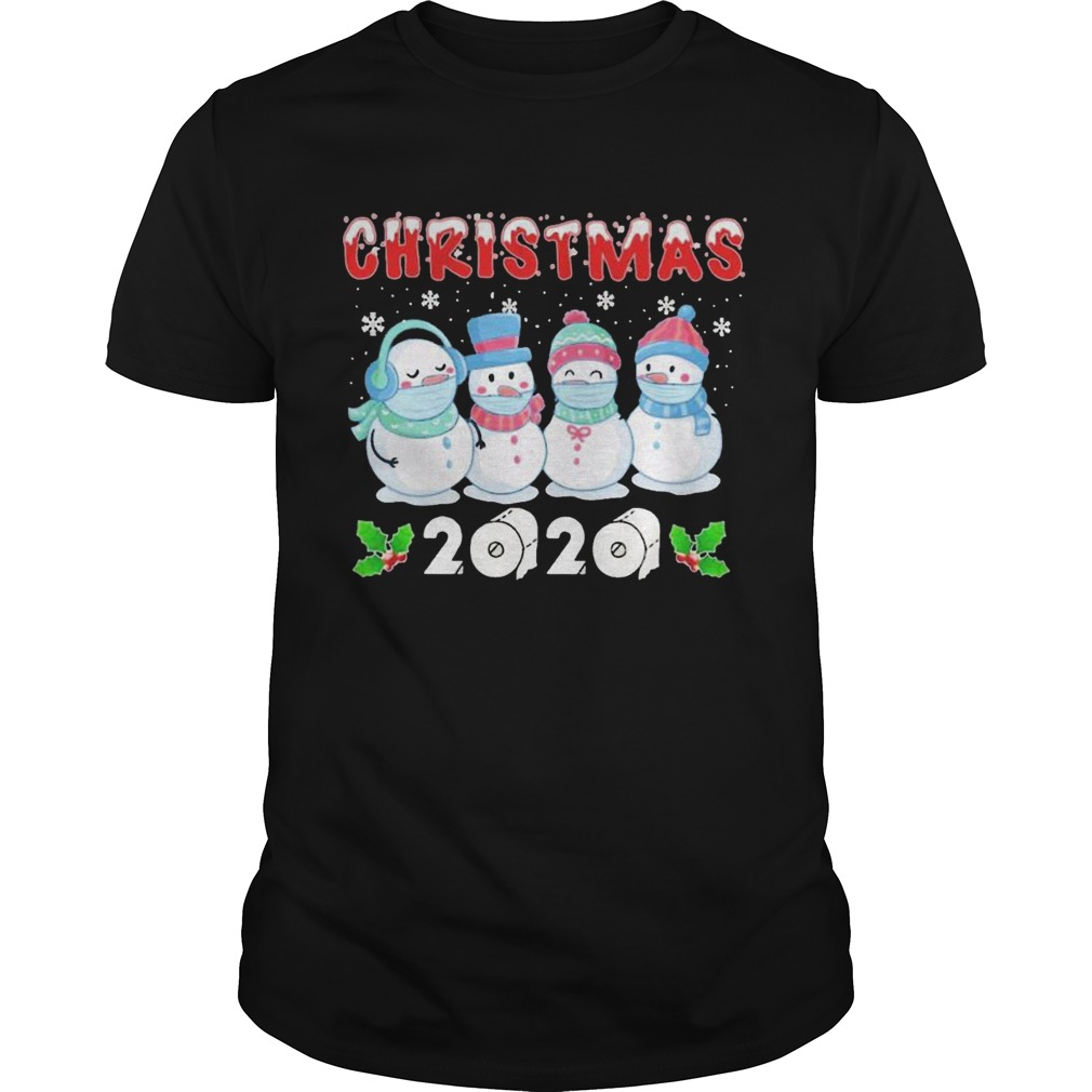 Snowman Face Make Christmas 2020 shirt