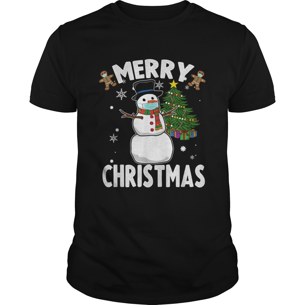 Snowman Wearing Mask Christmas 2020 shirt