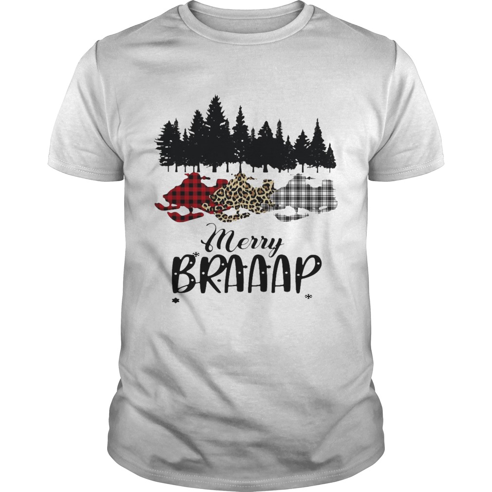 Snowmobile Merry Braaap shirt