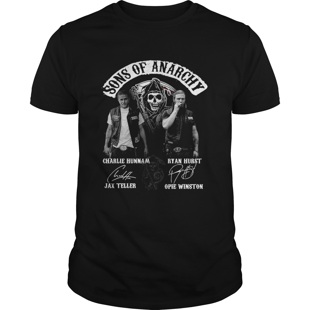 Sons Of Anarchy Charlie Hunnam Jax Teller Ryan Hurst Opie Winston shirt