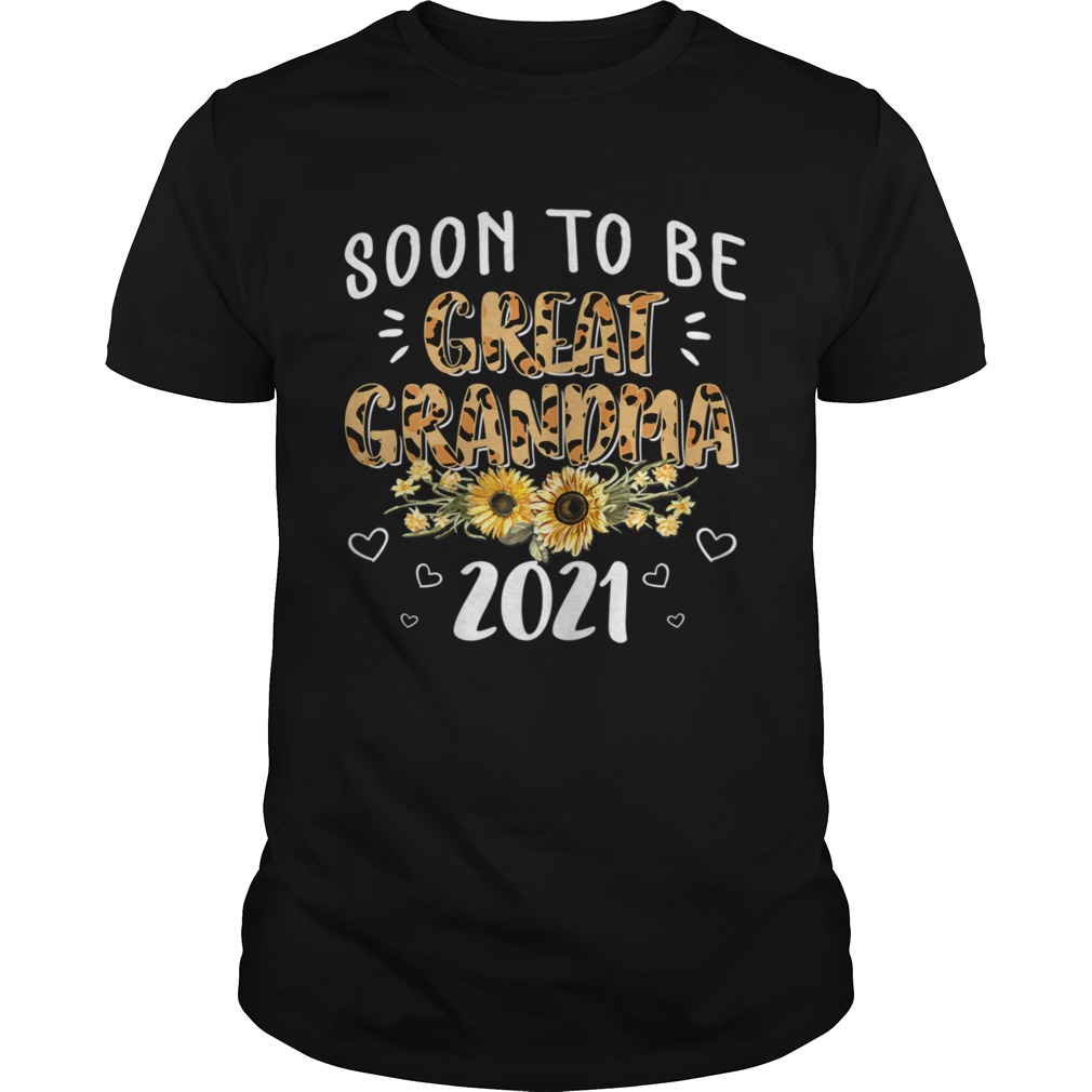 Soon To Be Great Grandma 2021 shirt