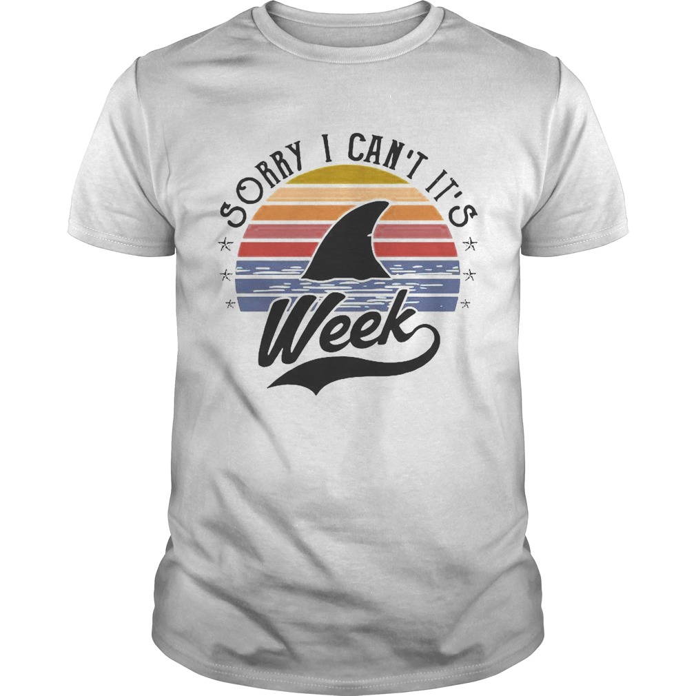 Sorry I Cant Its Week Vintage shirt