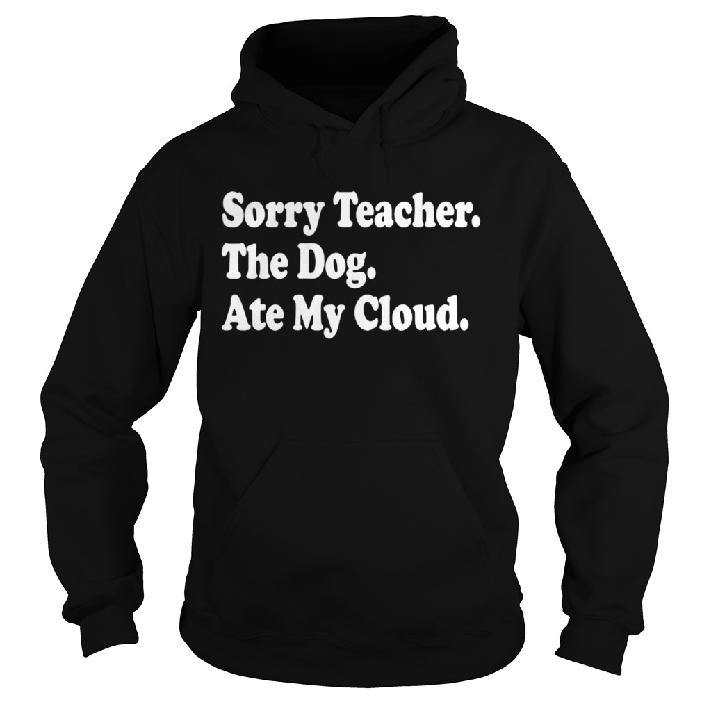 Sorry Teacher The Dog Ate My Cloud  Hoodie