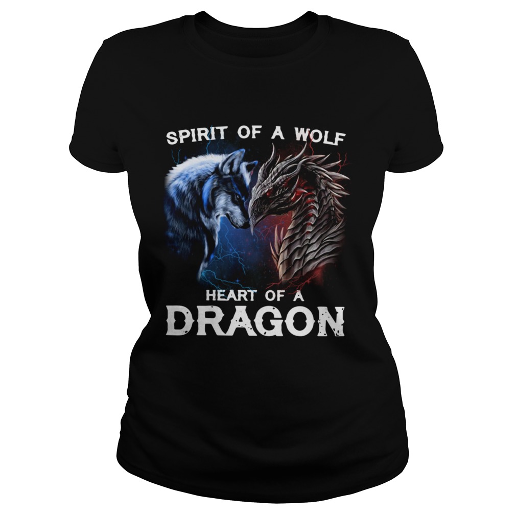 Spirit Of A Wolf Heart Of A Dragon  Classic Ladies