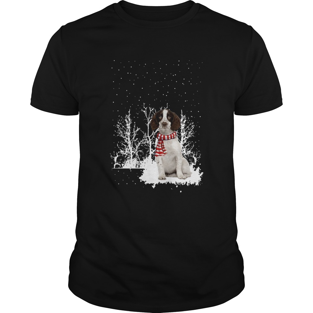 Springer Spaniel Merry Christmas shirt