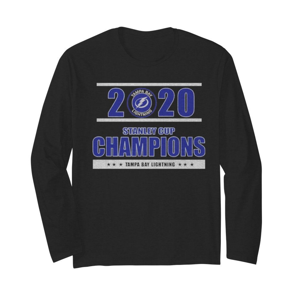 Stanley Cup Tampa Bay Lightning Champions 2020  Long Sleeved T-shirt 