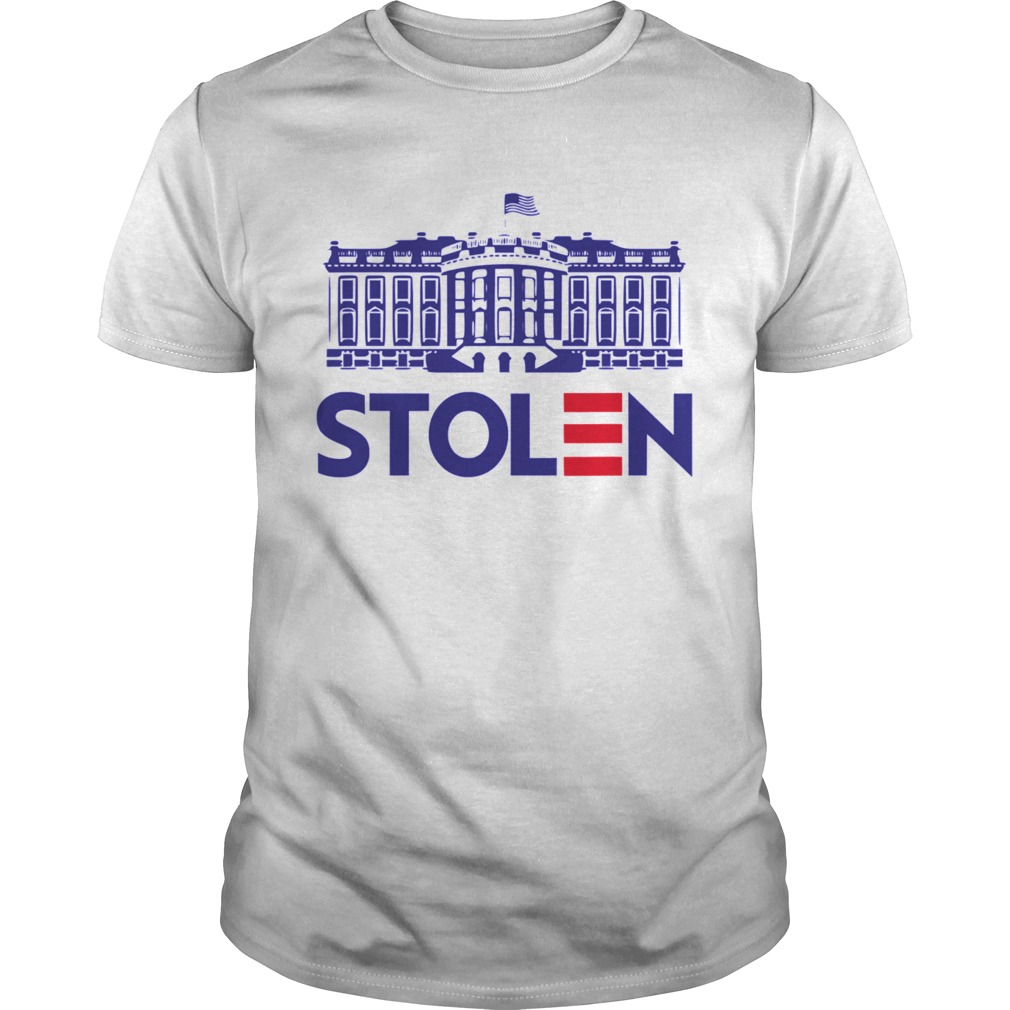 Stolen white house rigged 2020 election fraud trump shirt