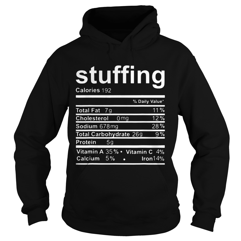 Stuffing Nutritional Facts  Hoodie