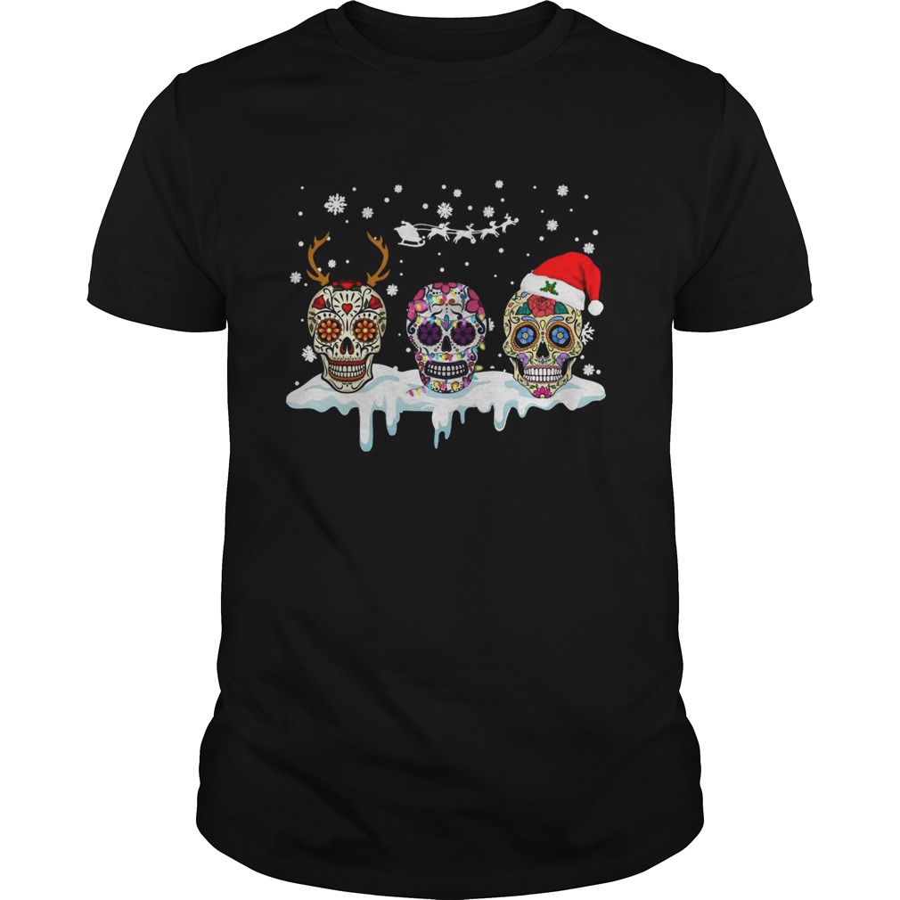 Sugar Skull Tattoos Christmas shirt