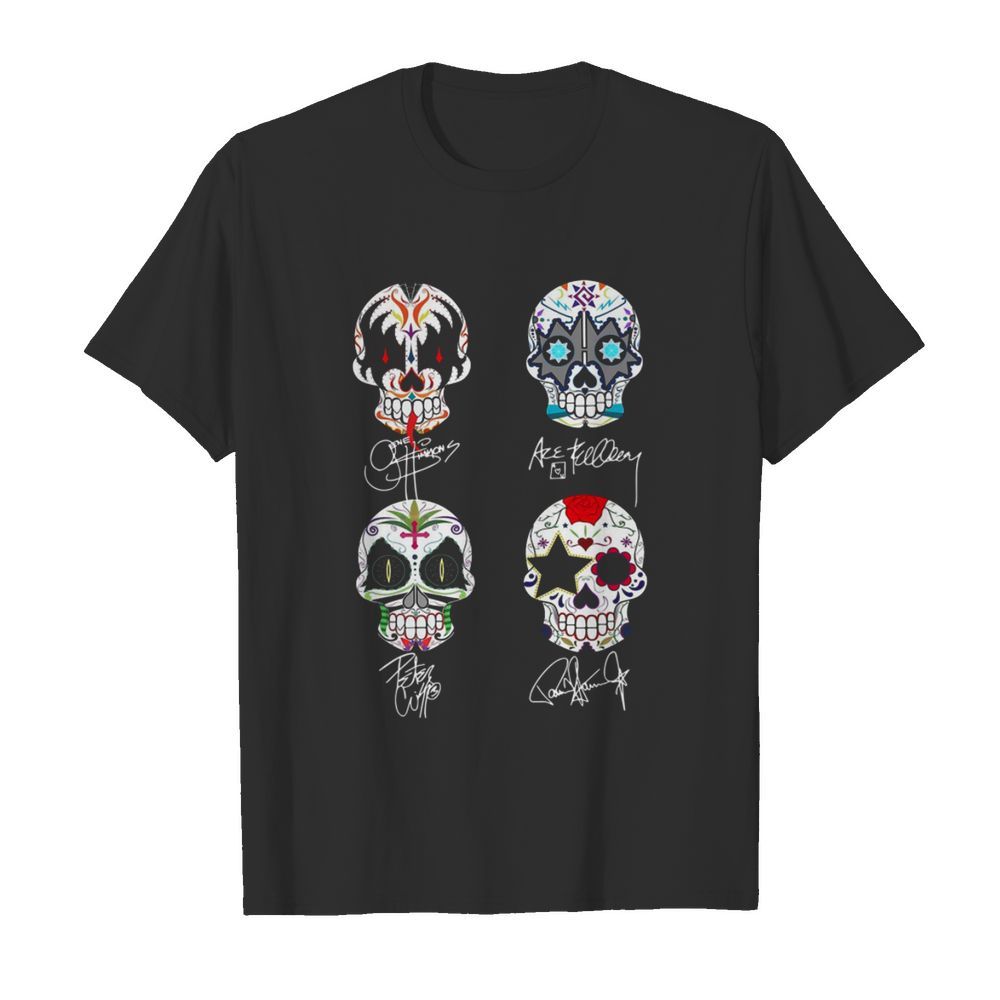 Sugar Skull The Space Ace The Demon The Catman The Starchild Signatures shirt