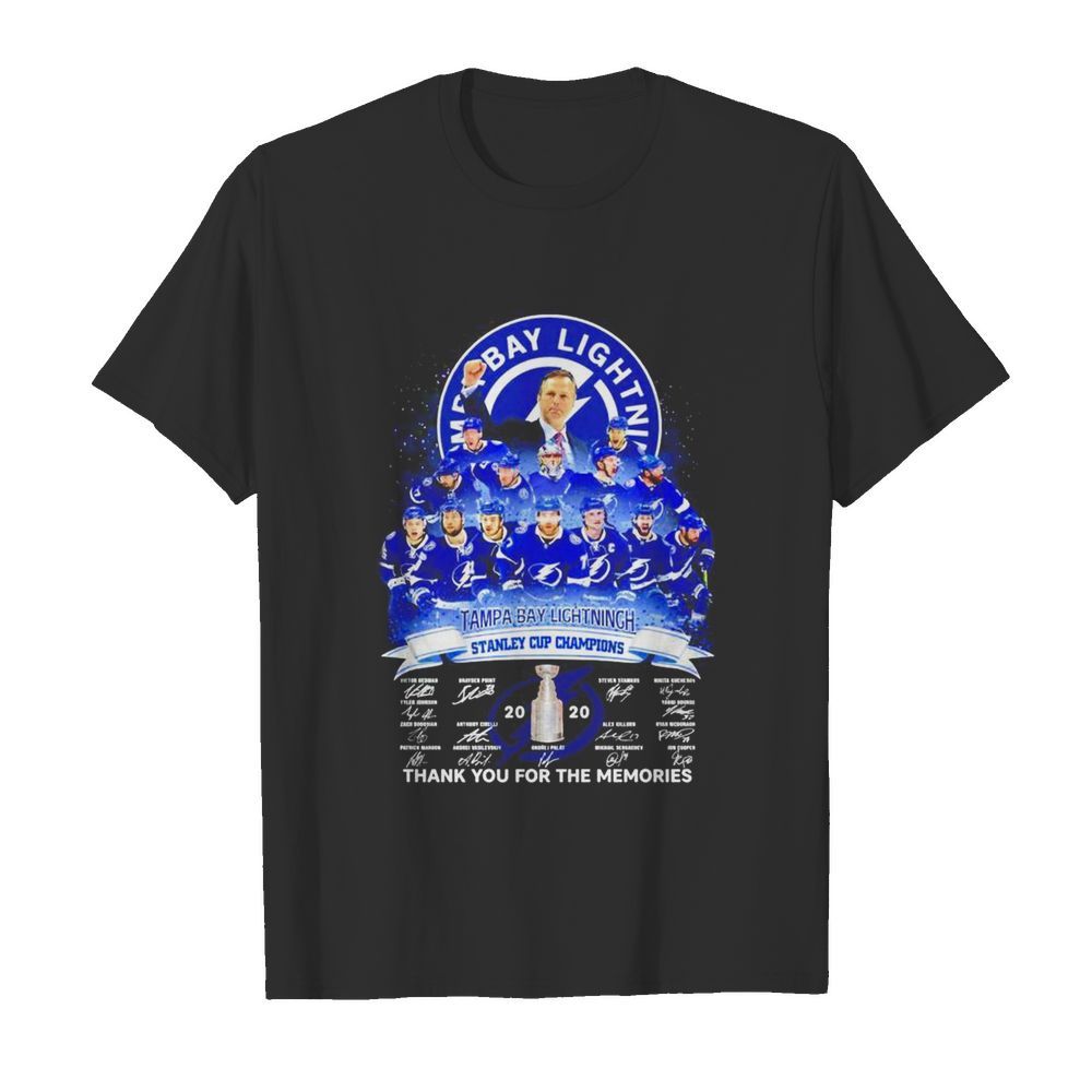 Tampa Bay Lightning stanley cup Champions thank you for the memories shirt