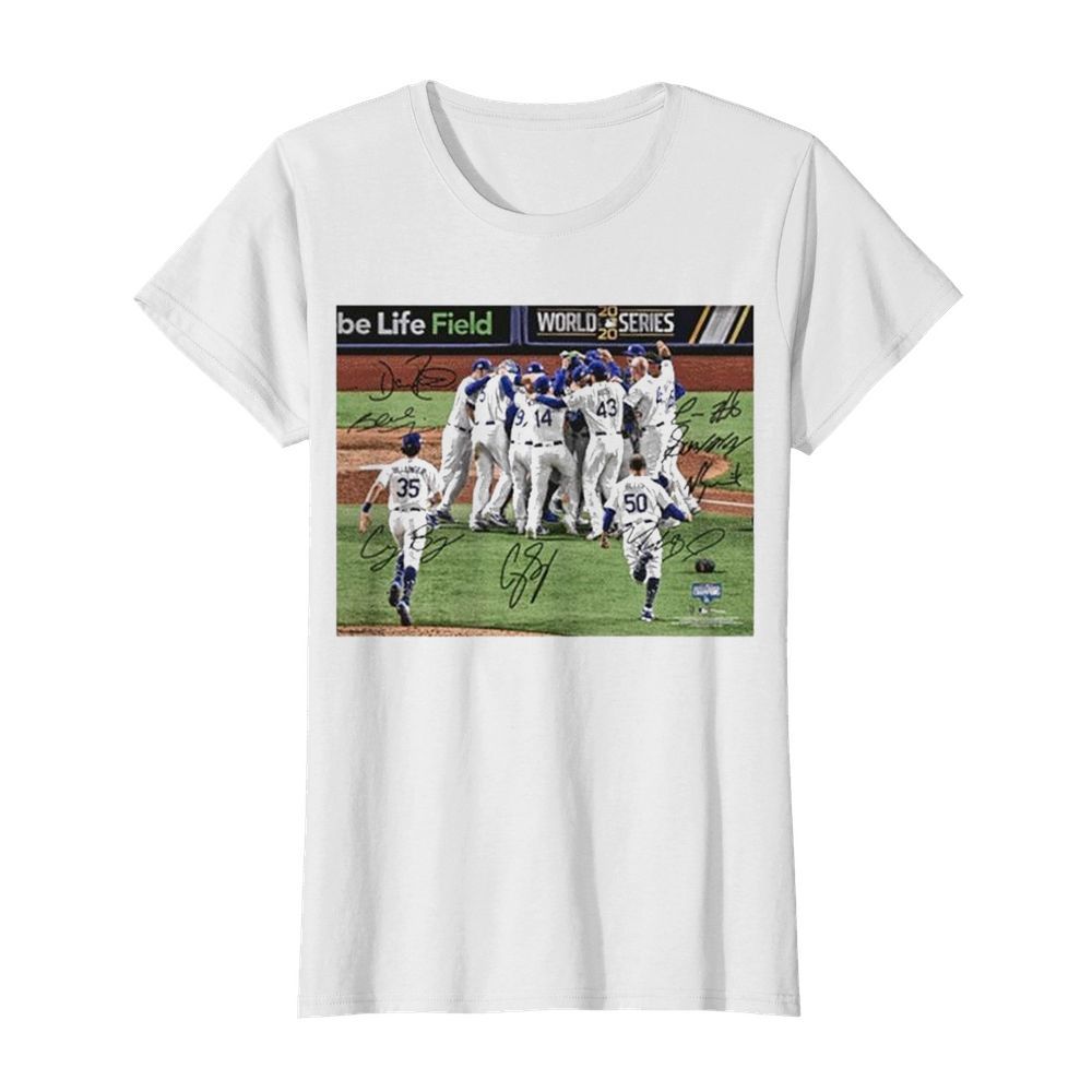 Team Los Angeles Dodgers MLB World Series Champions 2020  Classic Women's T-shirt