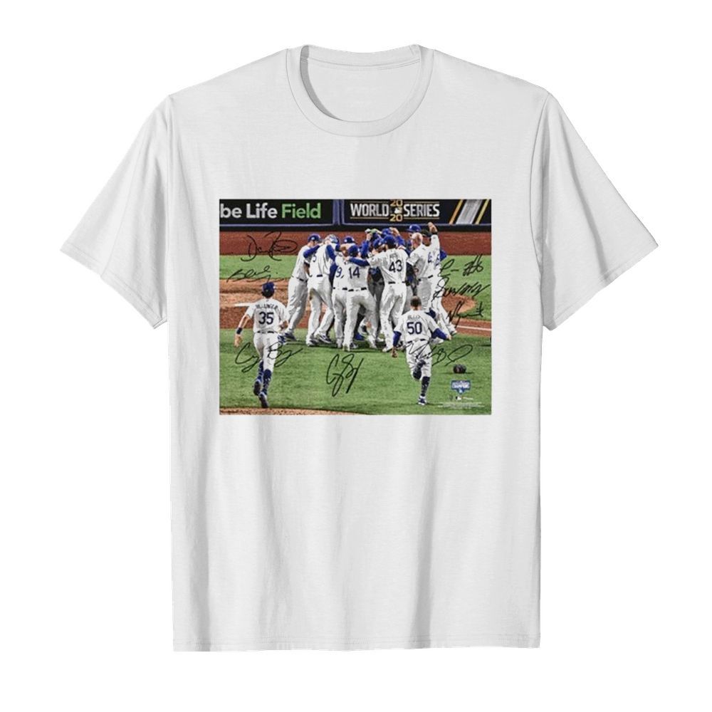 Team Los Angeles Dodgers MLB World Series Champions 2020  Classic Men's T-shirt