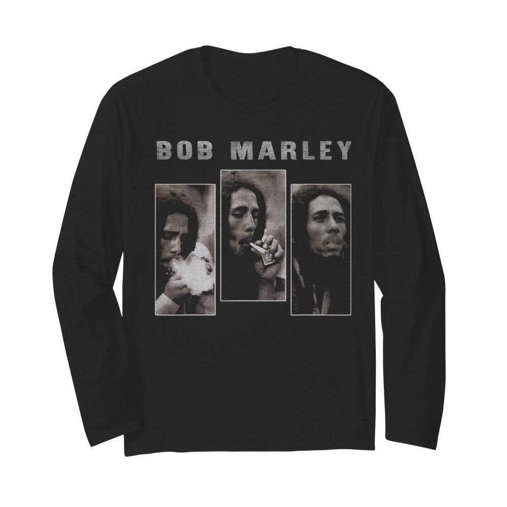 Thank You For The Memories Graphic Bob Tee Marley Love Music  Long Sleeved T-shirt 