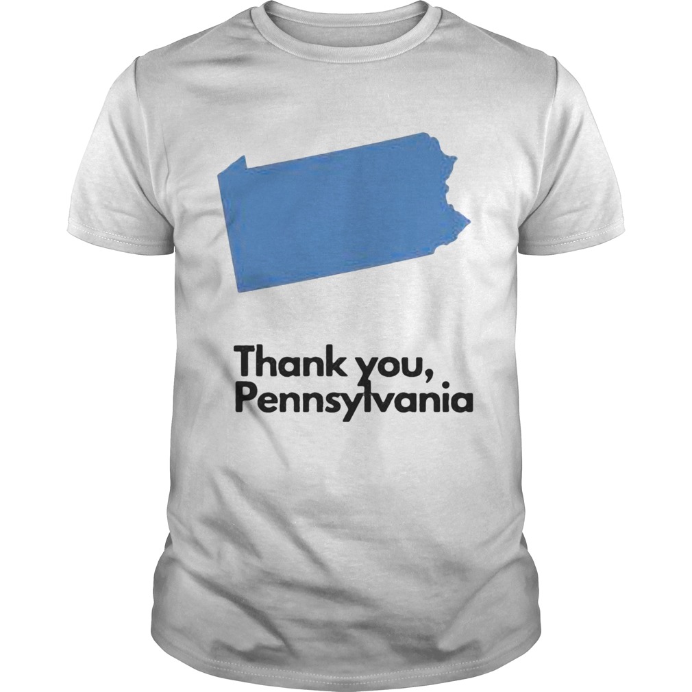 Thank You Pennsylvania shirt