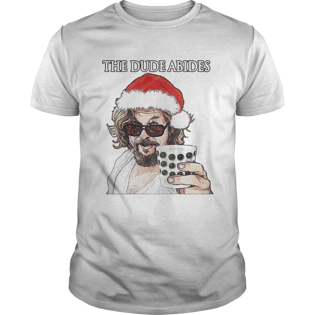 The Big Lebowski The Dude Abides Ugly Christmas shirt