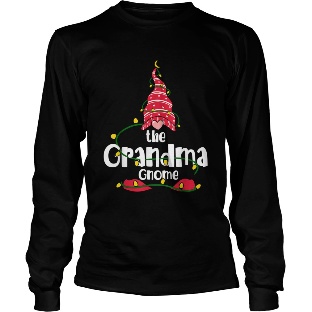 The Grandma Gnome Family Matching Group Christmas  Long Sleeve