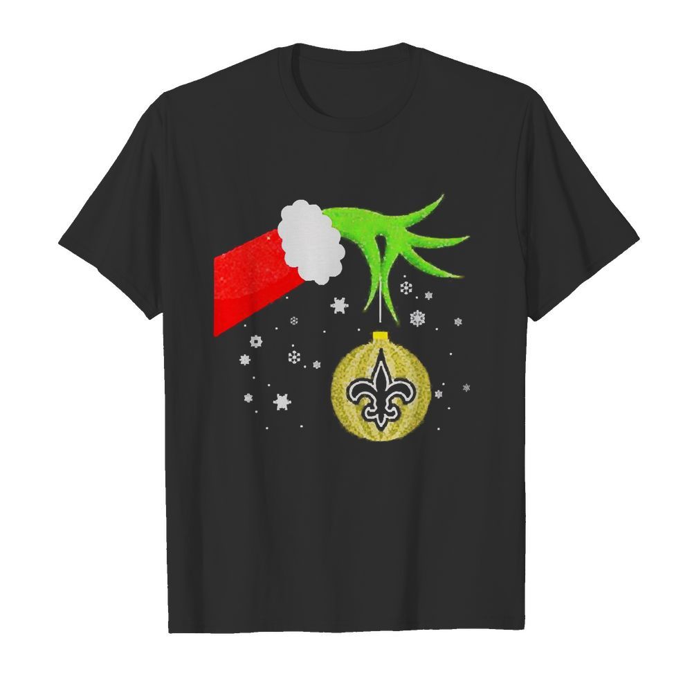 The Grinch Christmas Ornament New Orleans Saints shirt