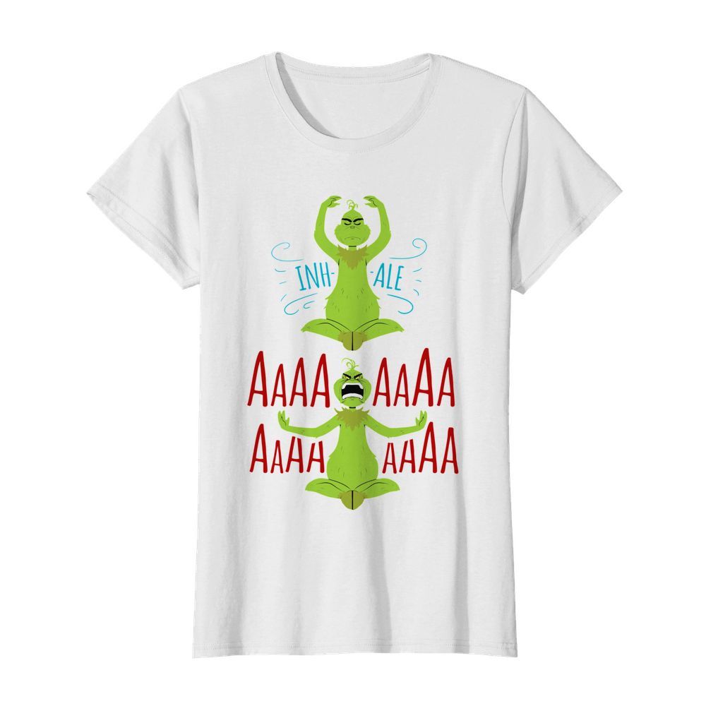 The Grinch Yoga Inhale Aaaaaa  Classic Women's T-shirt