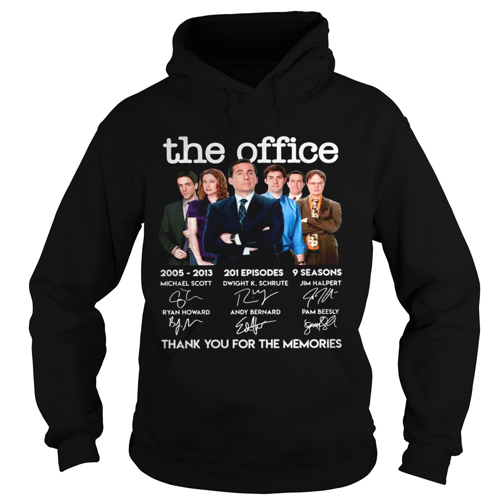 The Office 2005 2013 Thank You For The Memories Signature  Hoodie