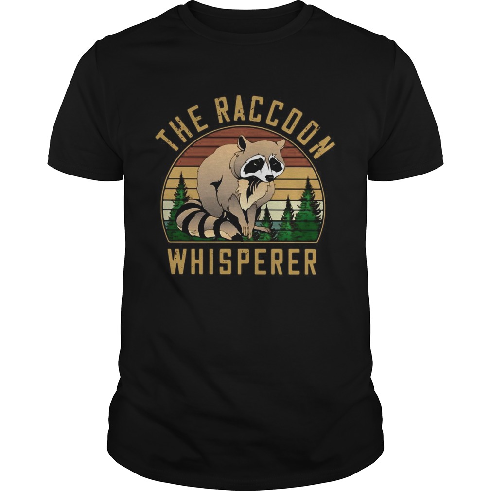 The Racoon Whisperer Vintage Retro  Unisex