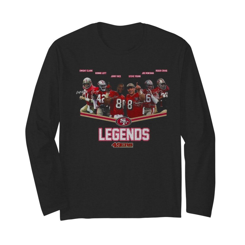 The San Francisco 49ers Legends 49ers  Long Sleeved T-shirt 