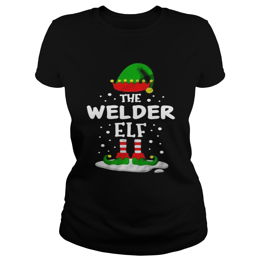 The Welder Elf Merry Christmas  Classic Ladies