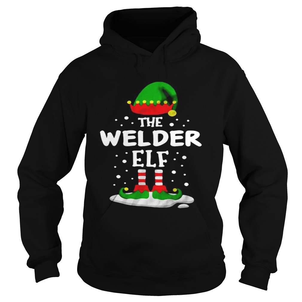 The Welder Elf Merry Christmas  Hoodie