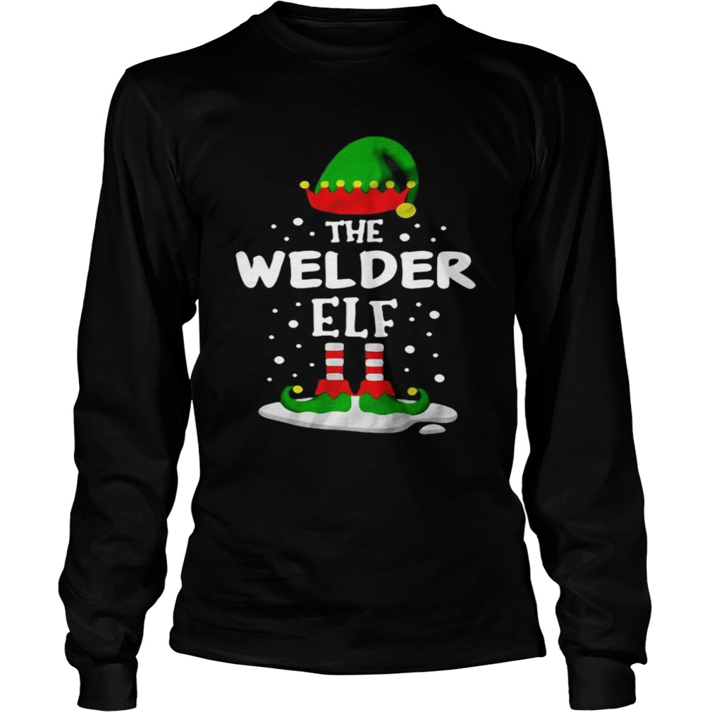 The Welder Elf Merry Christmas  Long Sleeve