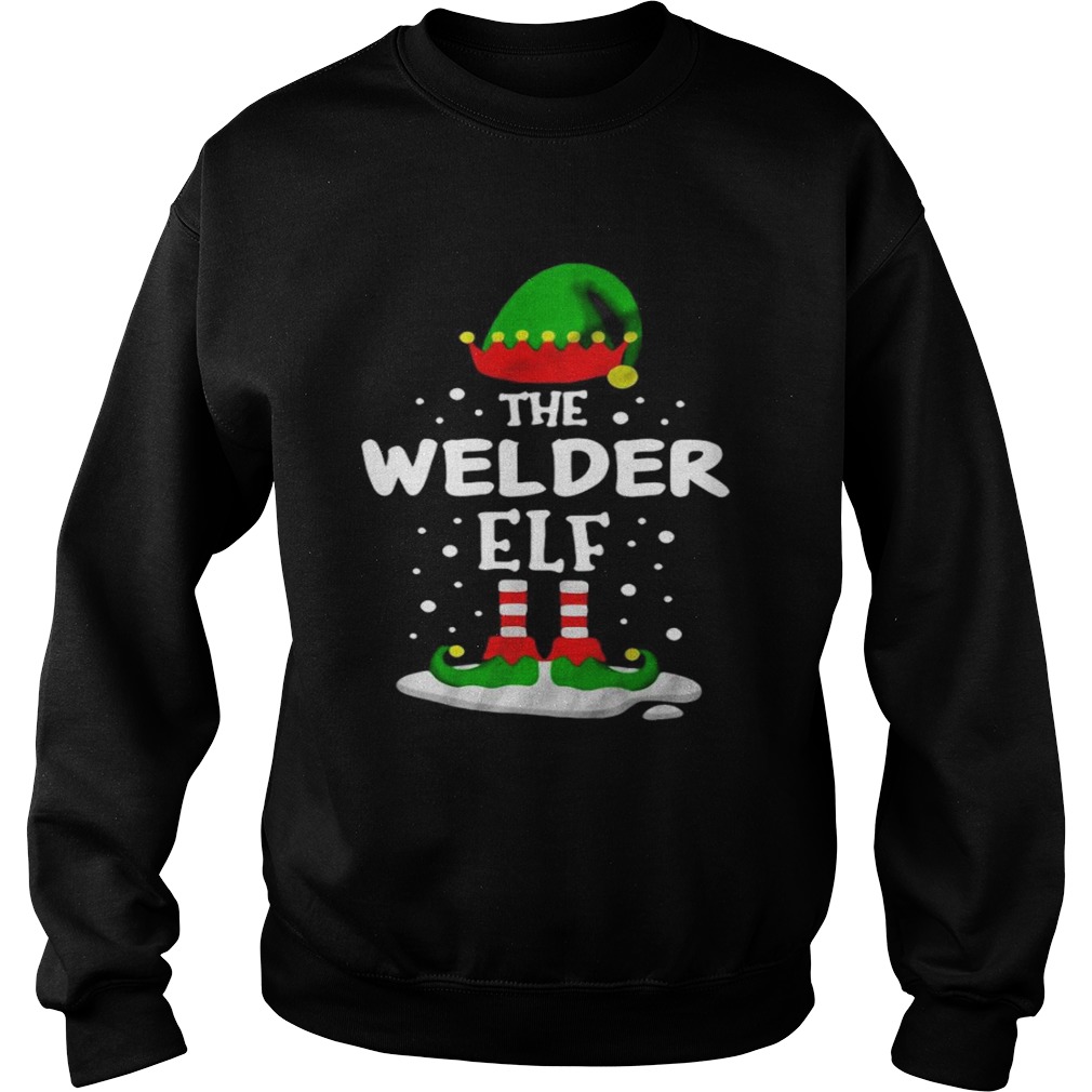 The Welder Elf Merry Christmas  Sweatshirt