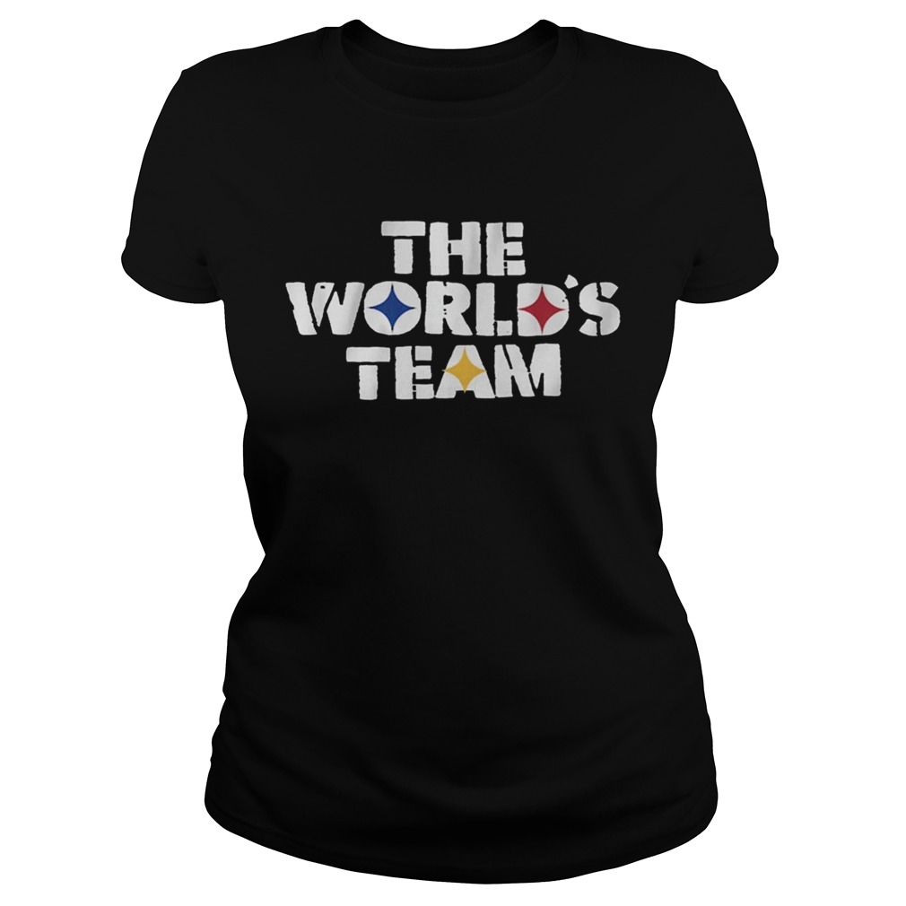 The Worlds Team Shirt Pittsburgh Football  Classic Ladies