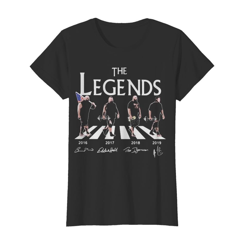 The legends crossing the line weightlifting signatures  Classic Women's T-shirt