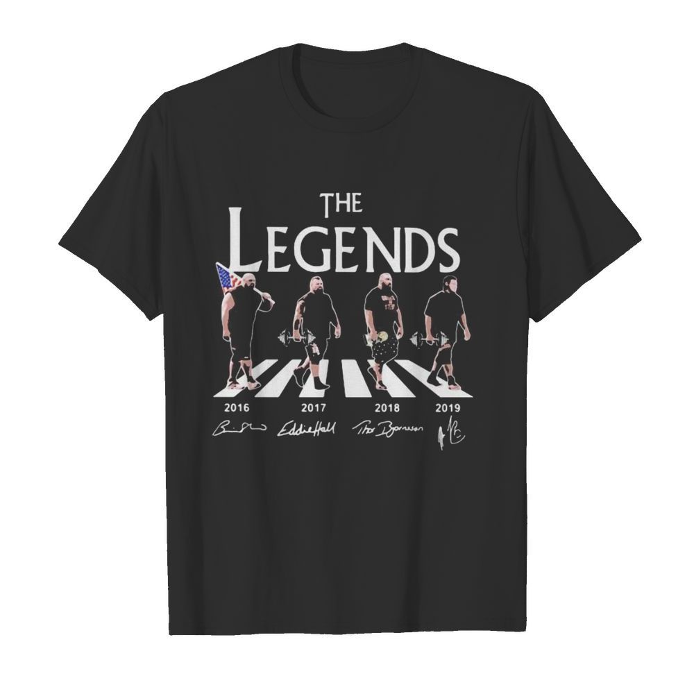 The legends crossing the line weightlifting signatures  Classic Men's T-shirt