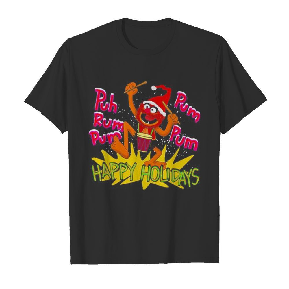 The muppets drummer puh rum pum happy holiday shirt