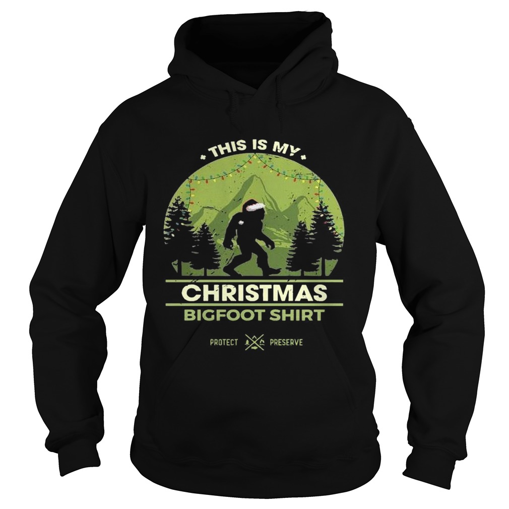 This Is My Christmas Bigfoot  Hoodie