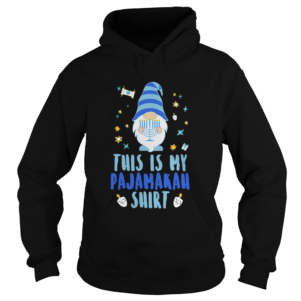 This Is My Pajamakah Xmas Gnome Dreidel Apparel  Hoodie