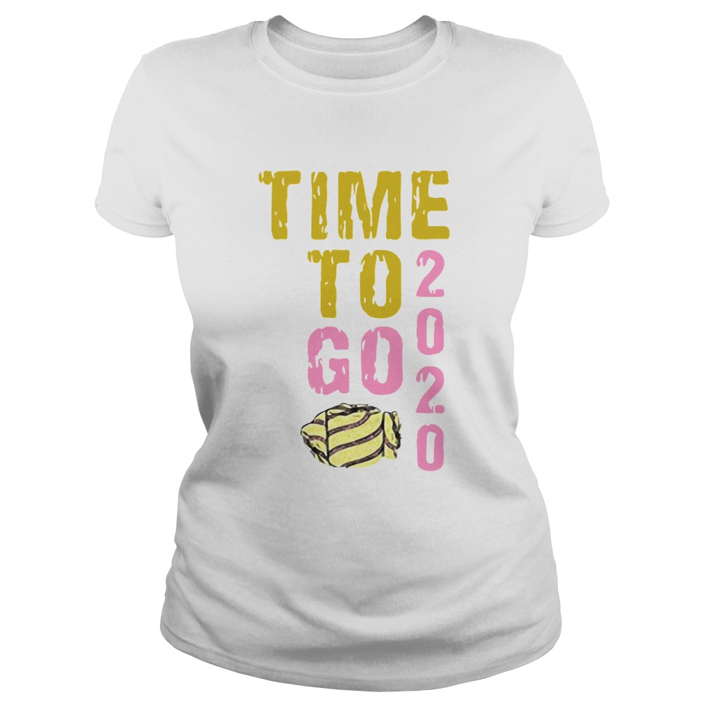 Time To Go 2020 Goodbye 2020 Hello 2021 Gold And Pink Toilet Paper  Classic Ladies