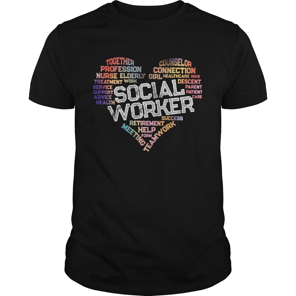 Together Profession Nurse Elderly Social Worker shirt