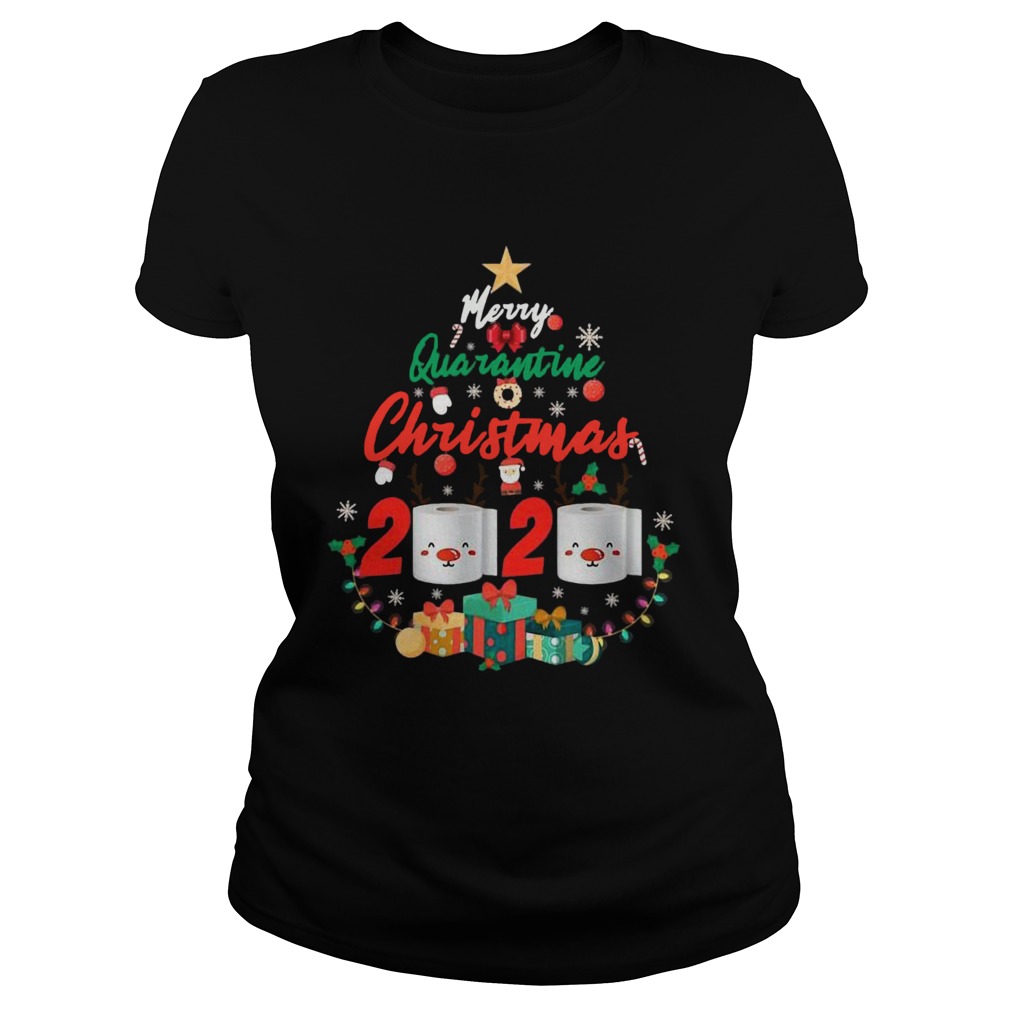 Toilet Paper Santa Claus Merry Quarantine Christmas Sweater 2020 Premium  Classic Ladies