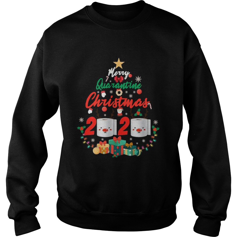 Toilet Paper Santa Claus Merry Quarantine Christmas Sweater 2020 Premium  Sweatshirt